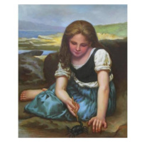 Obraz - Dívka s krabem