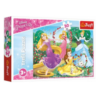 Trefl Puzzle Princezny Disney 27x20cm 30 dílků v krabičce 21x14x4cm