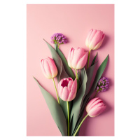 Fotografie Pink Tulips, Treechild, 26.7 × 40 cm