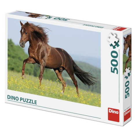 DINOTOYS - Kůň na louce 500 Puzzle