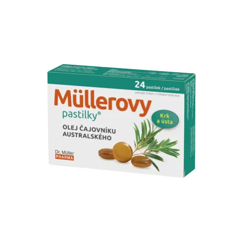 Müllerovy pastilky s tea tree 24 pastilek