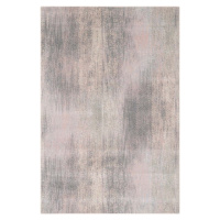 Růžovo-šedý vlněný koberec 133x180 cm Calvi rose – Agnella