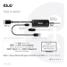 Club3D Adaptér HDMI + Micro USB na USB-C 4K120Hz/8K30Hz, Active Adapter M/F