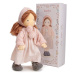 Panenka hadrová Liselie Doll ThreadBear 36 cm z jemné měkké bavlny s čepcem v dárkovém balení