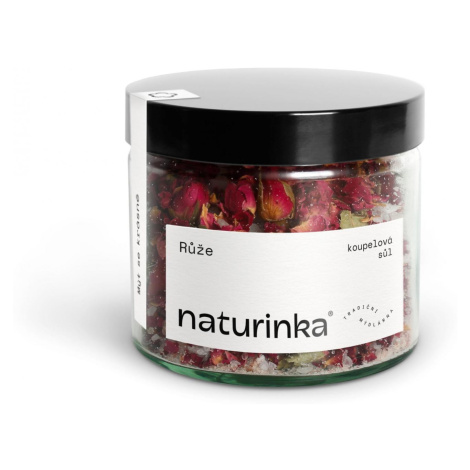 Naturinka Koupelová sůl Růže 250 ml