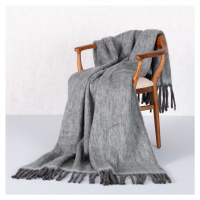 Dekoria Pléd Cozy 130x170cm grey-mint, 130 x 170 cm