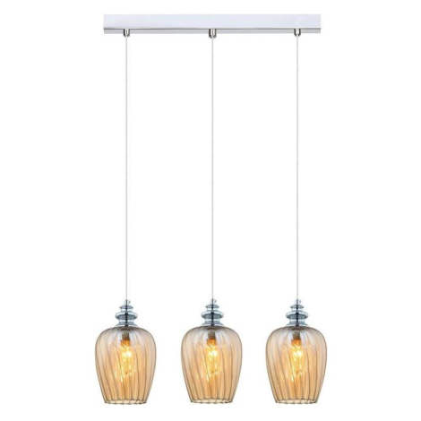 Searchlight MDM2286/3BCR - Lustr na lanku PIRITA 3xE14/40W/230V MDM2286/3BCR