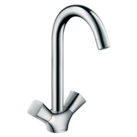 Dřezová baterie Hansgrohe Logis M31 s otočným raménkem chrom 71280000