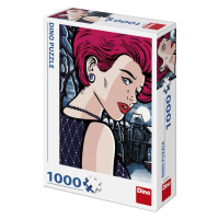 Puzzle Tajemná žena 1000 dílků - Deglingos