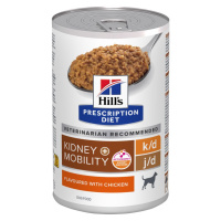 Hill's Prescription Diet k/d + Mobility s kuřecím - 24 x 370 g