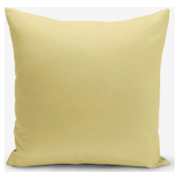 Hořčicově žlutý povlak na polštář Minimalist Cushion Covers Düz, 45 x 45 cm