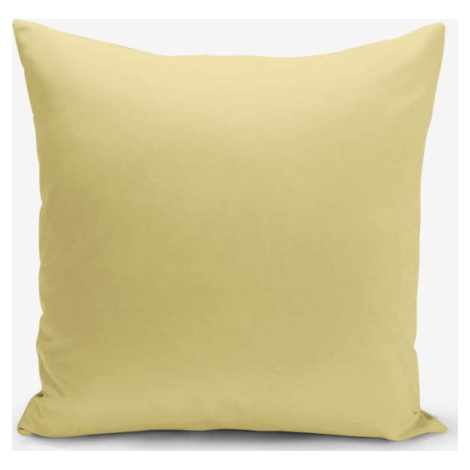 Hořčicově žlutý povlak na polštář Minimalist Cushion Covers Düz, 45 x 45 cm