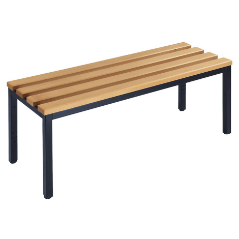 Wolf Šatnová lavice bez opěradla, bukové dřevěné lišty, délka 1000 mm