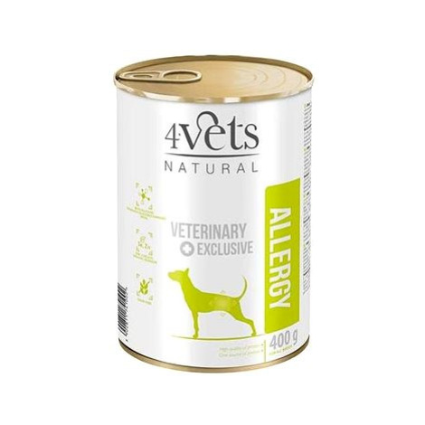 4Vets Natural Veterinary Exclusive Allergy Dog Lamb 400 g