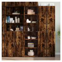 vidaXL Skříň highboard kouřový dub 50 x 41 x 185 cm kompozitní dřevo