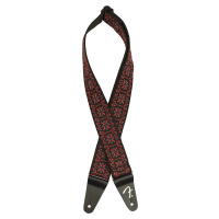 Fender Pasadena Woven Strap, Lattice Red, 2