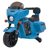 mamido Dětská elektrická motorka Chopper INDIAN modrá