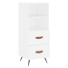 vidaXL Skříň highboard bílá 34,5 x 34 x 180 cm kompozitní dřevo