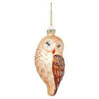 Skleněná vánoční ozdoba Owl – Sass & Belle