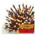 EMOS LED vánoční řetěz pulzující, 12 m, venkovní i vnitřní, vintage/červená