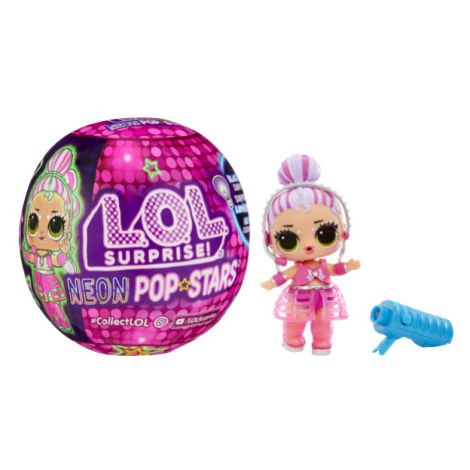 L.O.L. Surprise! Neon Pop Star panenka, PDQ - 939M-120674-EUC MGA Entertainment