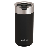 QUOKKA - Nerezový termohrnek se sítkem Boost Carbon Black 400 ml