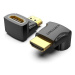 Vention HDMI 90 Degree Male to Female Adapter Black 2 Pack