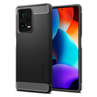 Kryt Spigen Rugged Armor, black - Xiaomi Redmi Note 12 Pro+ 5G (ACS05789)