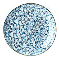 Made In Japan Mělký talíř Blue Daisy 23 cm
