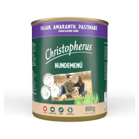 Christopherus krmivo pro psy, bažant s amarantem a pastiňákem 6 × 800 g