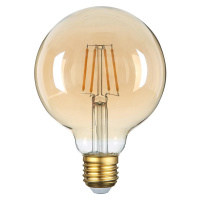 LED Žárovka E27 G95 Golden Glass  4W Teplá bílá