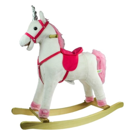 mamido  Houpací kůň jednorožec bílo-růžový