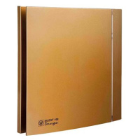 Soler&Palau SILENT 100 CZ Design Gold 4C koupelnový, zlatý
