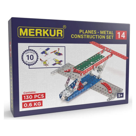 Merkur 014 Letadlo, 130 dílů, 10 modelů