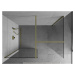 MEXEN/S Kioto Sprchová zástěna WALK-IN 150 x 70 cm, transparent, zlatá 800-150-202-50-00-070