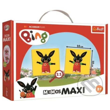 Maxi pexeso Králíček Bing - hra z kategorie Karty, pexeso Trefl
