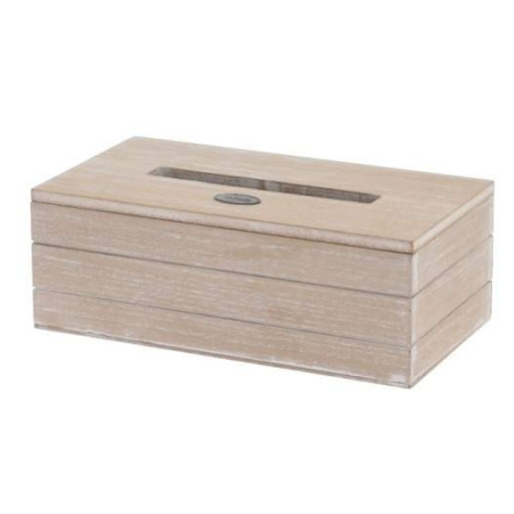 Box na papírové kapesníky dřevo hnědá 25cm Koopman