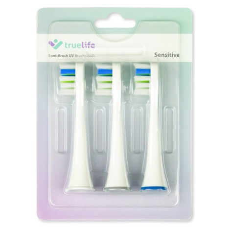 TrueLife SonicBrush UV náhradní hlavice Sensitive Triple Pack TLSNUVSE Bílá