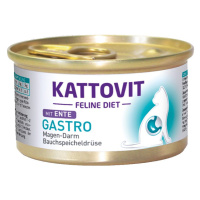 KATTOVIT Feline Diet Gastro kachna 12x85g