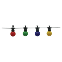 bílé Outdoor String Light Colorful Bulbs 20pc