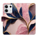 iSaprio flip pouzdro Pink Leaves pro Xiaomi Redmi Note 13 5G