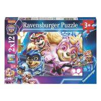 Ravensburger Puzzle - Tlapková patrola ve velkofilmu 2x12 dílků