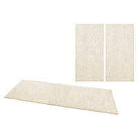 BT Carpet - Hanse Home koberce Ložnicová sada Wolly 102843 Creme - 3 díly: 67x140 (2x), 67x250 (