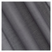 Dekorační záclona s kroužky EMMA grafitová 140x250 cm (cena za 1 kus) MyBestHome
