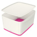 Plastový úložný box s víkem MyBox – Leitz