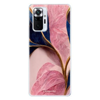 iSaprio Pink Blue Leaves pro Xiaomi Redmi Note 10 Pro