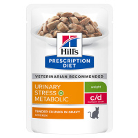 Hill's Prescription Diet c/d Multicare Urinary Stress + Metabolic kuřecí - 12 x 85 g