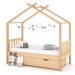 Dětská postel 80x160 borovice Dekorhome Přírodní dřevo,Dětská postel 80x160 borovice Dekorhome P