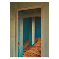 Paper Collective designové moderní obrazy Sand Village III (100 x 140 cm)