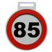 Narozeninová medaile - značka s číslem a textem 85 Standardní text